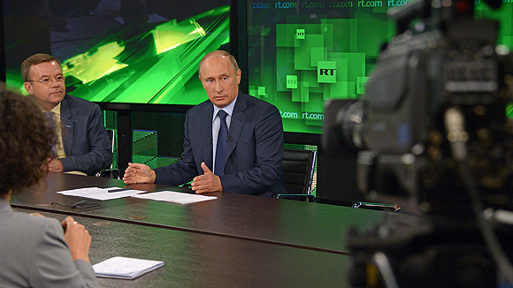 Путин ответил на вопросы журналистов Russia Today